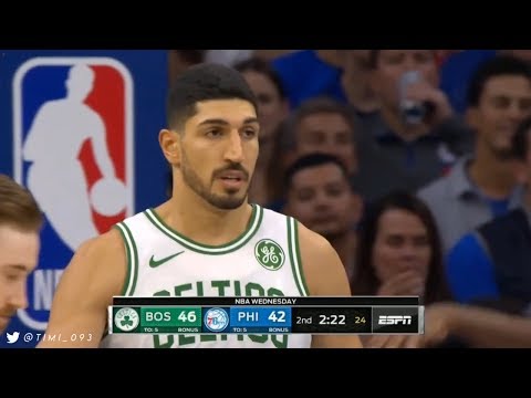 Enes Kanter Highlights vs Philadelphia 76ers (12 pts, 6 reb)