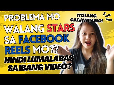 WALANG STARS SA FACEBOOK REELS? HINDI LUMALABAS SA IBANG VIDEO? ITO LANG GAWIN MO! |SARAH JANE SEMIC