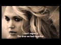 Carrie Underwood - Good in Goodbye with Lyrics