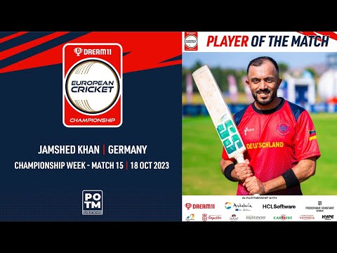 POTM: J.Khan - ITA vs GER | Highlights | Dream11 ECC23 | 18 Oct 2023 | ECC23.099