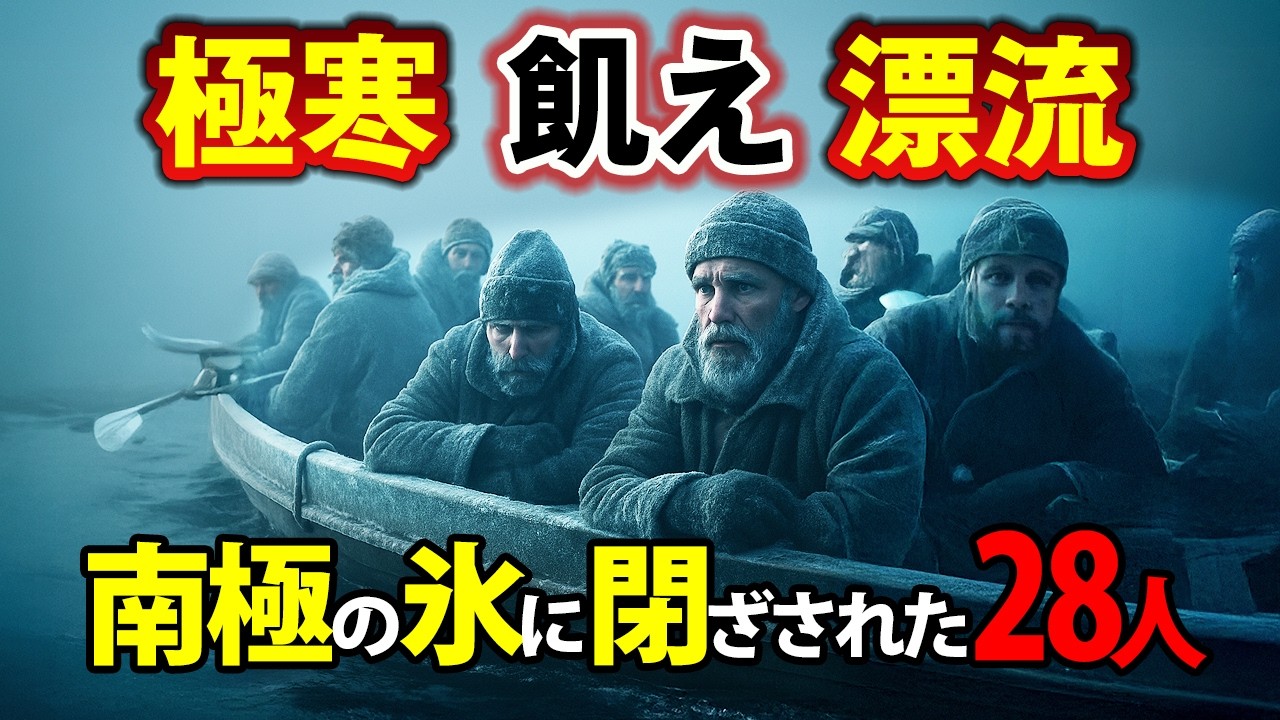 救助率0%。南極の氷に閉じこめられた28人の男たちの運命【実話】迫りくる極寒、飢え、絶望の中で、彼らは生きるために何をしたのか？