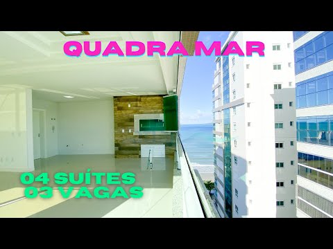 QUADRA MAR E VISTA EXUBERANTE -  Apartamento em Meia Praia, Itapema com 04 suítes e 03 vagas.