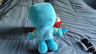Blue Minecraft Plush Doll.  Looks like Craftee.
