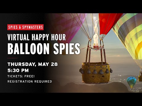 Spies & Spymasters Virtual Happy Hour - Balloon Spies