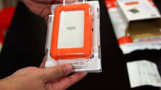 LACIE Rugged USB C External Hard Drive Unboxing | How To Install & Set Up External Hard Drive on Mac