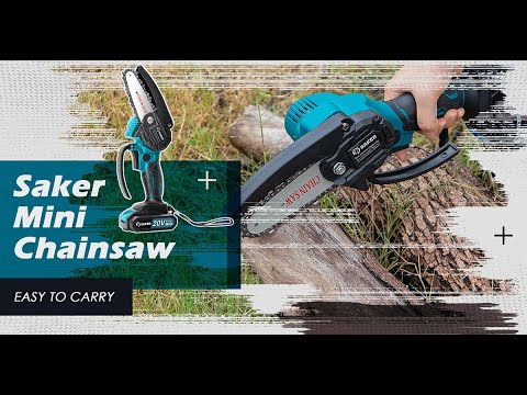 Saker Mini Handheld Electric Cordless Chainsaw Review - 2023 Great Tool!