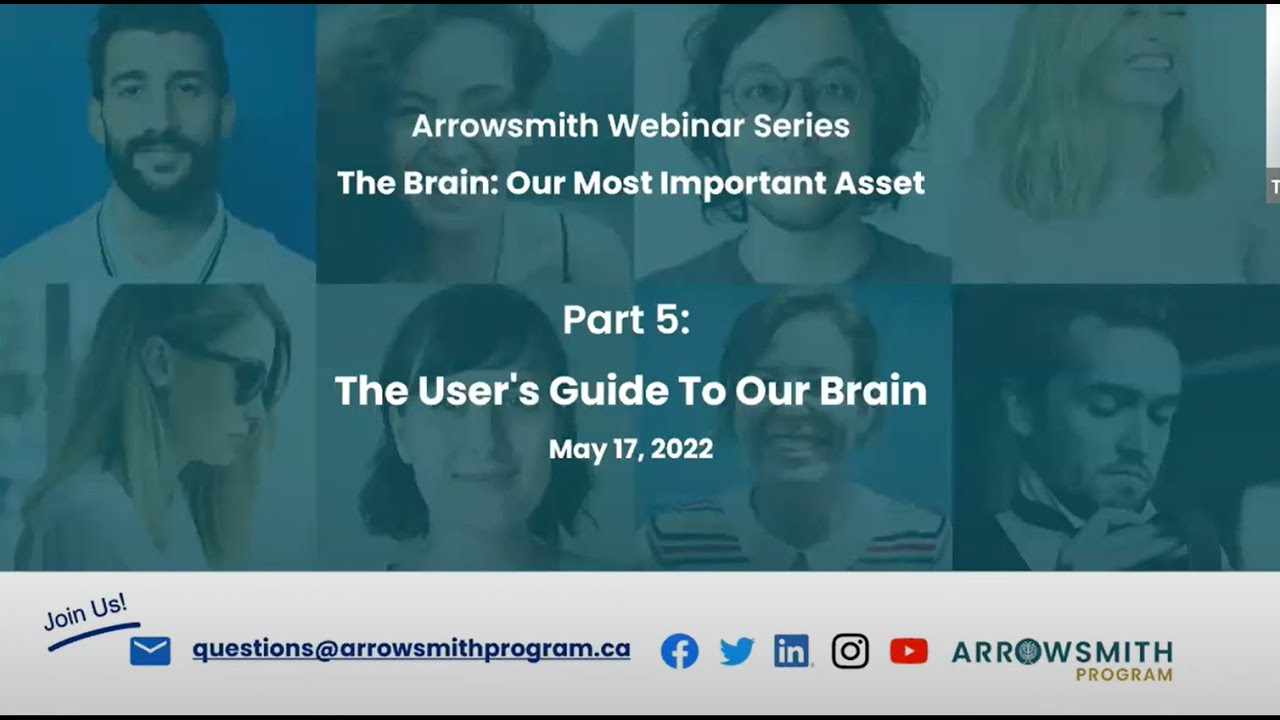 Arrowsmith Webinar Series Part 5 - The Users Guide to Your Brain Cognitive Assessments