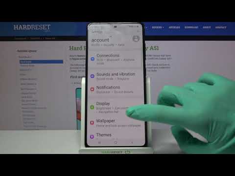 SAMSUNG Galaxy A51 - How to Correct Font Size & Open Display Settings