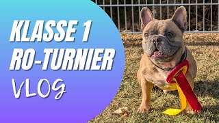 Rally Obedience Turnier Klasse 1 VLOG - Wir nehmen euch mit! Französische Bulldogge