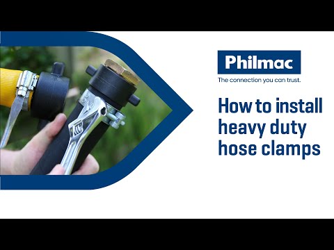 How to install Philmac Heavy Duty Hose Clamps