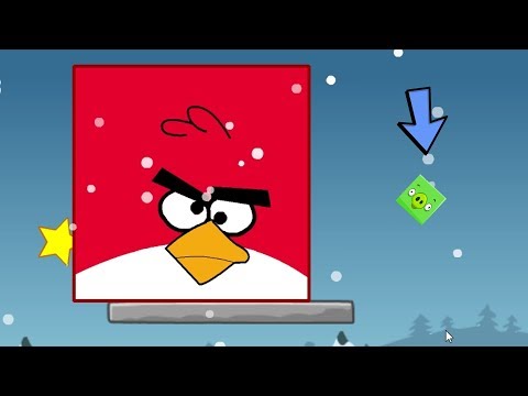 Angry Birds Kick Out Green Piggies - BIGGEST BIRD THROW OUT SMALLEST PIG!