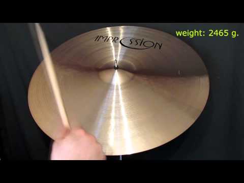 Impression Jazz Ride 22.5"  weight: 2465 g.