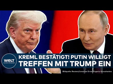 UKRAINE-KRIEG: Kreml bestätigt! Trump und Putin treffen sich in den kommenden Tagen!