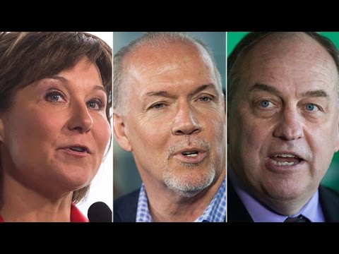 州の指導者たちが議論を交わす (B.C. provincial leaders debate)