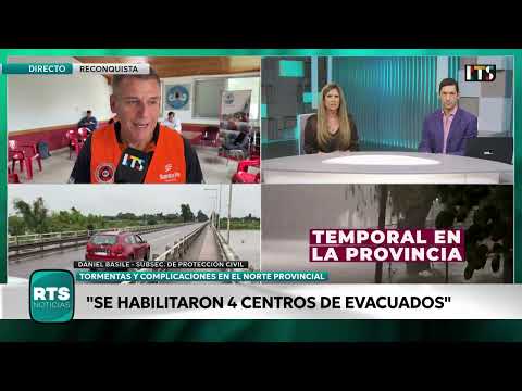 TEMPORAL EN EL NORTE SANTAFESINO | 400 EVACUADOS EN RECONQUISTA