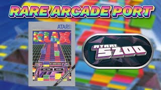 Klax - Atari 5200 - Rare Arcade Port
