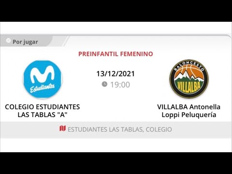 Preinfantil femenino COLEGIO ESTUDIANTES LAS TABLAS “A” - VILLALBA ANTONELLA LOPPI PELUQUERIA