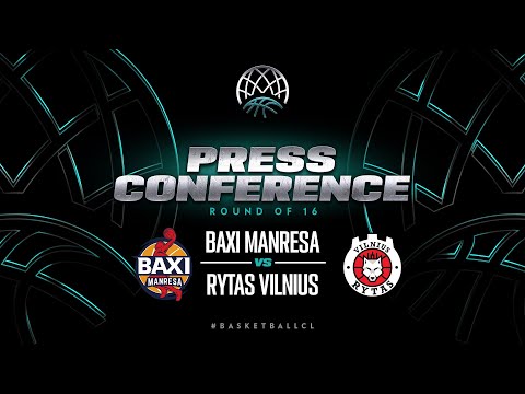 BAXI Manresa v Rytas Vilnius - Press Conference | Basketball Champions League 2022/23