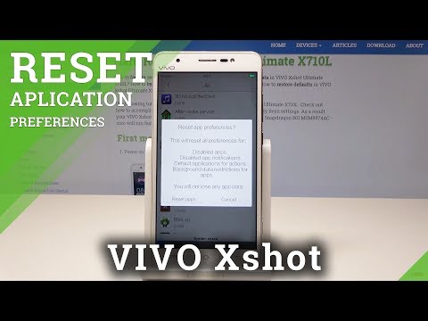 How to Restore App Preferences in VIVO Xshot