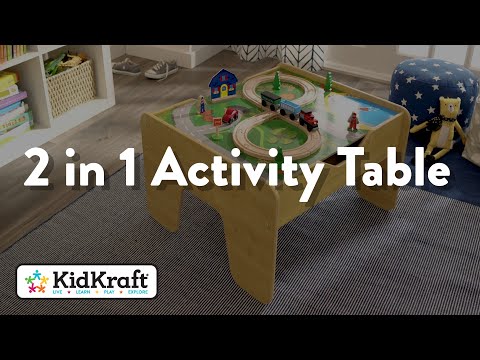 Дерев'яний ігровий стіл KidKraft з дошкою для конструкторів (10039)