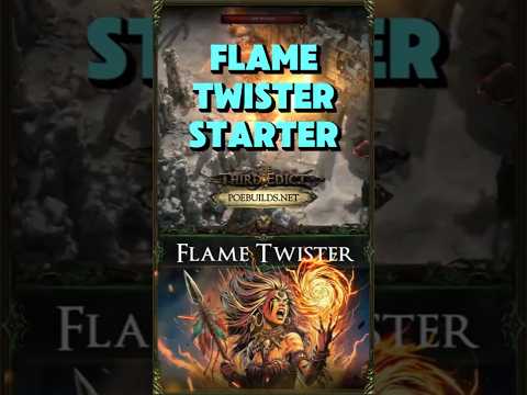 [0.3] PoE 2 STARTER BUILD - FLAME TWISTER AMAZON  - THE THIRD EDICT #poebuilds #poe2