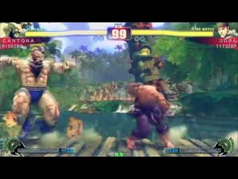 SF4:Cantona (Za),Inbe (Go),Pamyuu (Bi) vs Bomb (Go),Koro-san (Ry),Maakun (Sa) - NSB 10
