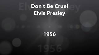 Lyrics Don&#39;t be cruel Elvis Presley