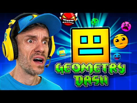 JOGUEI GEOMETRY DASH PELA PRIMEIRA VEZ - Brancoala Games