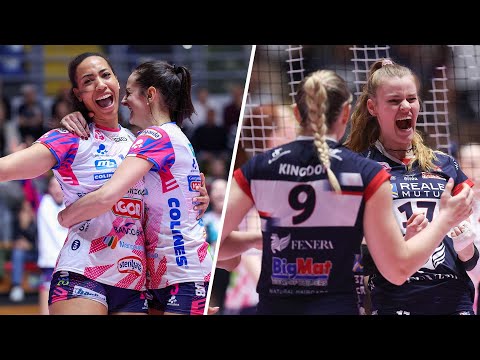 ALL "MEGA RALLY" of the match Game-3 Novara - Chieri | Lega Volley Femminile 2023/24