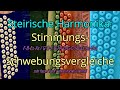 Steirische Harmonika / Ziach / Stimmungs-  und Schwebungsvergleiche - FBEsAs GCFB ADGC BEsAsDes ...