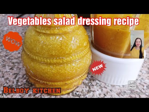 Vegetables salad dressing recipe in Bahraini style...