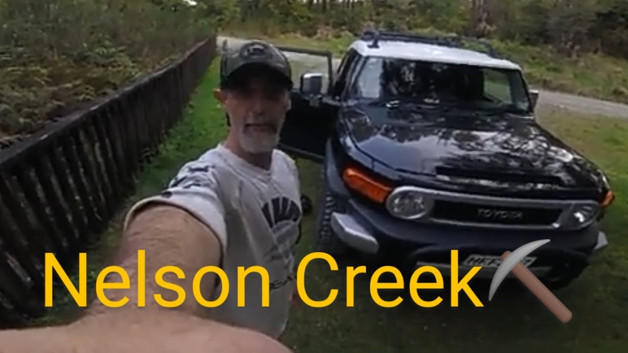 Embark on the exploration of mining tunnels and gold panning at Nelson creek