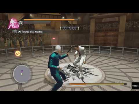 Yakuza 0 Kiryu coliseum fight