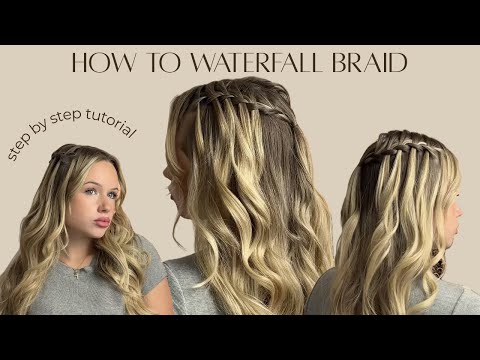 HOW TO WATERFALL BRAID YOUR HAIR | step by step tutorial
