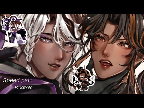 Speedpaint | Procreate [Affogato & Brown Suga] Cookie Run : Kingdom🤎🤍