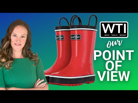 CasaMiel Toddler Rain Boots - WTI product video review