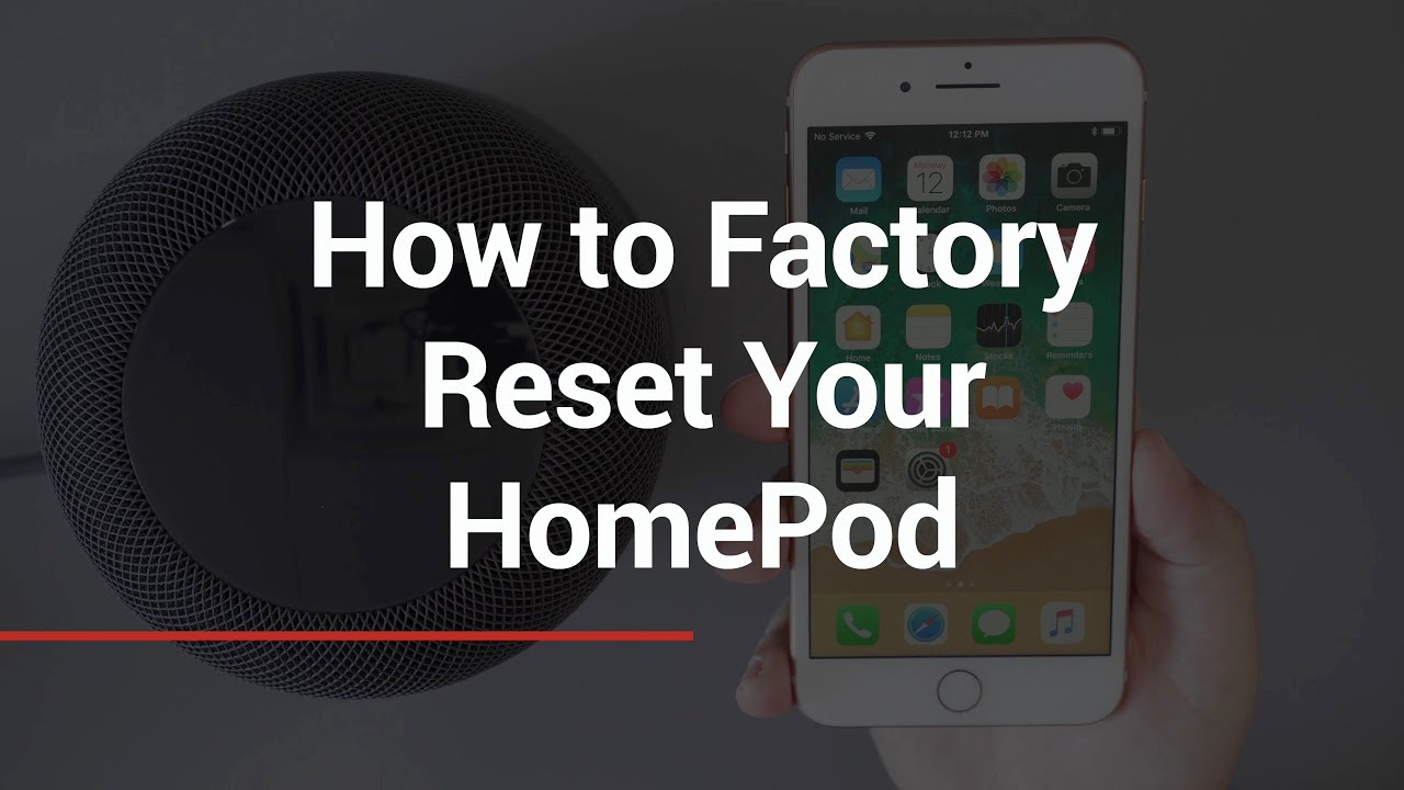 resetting homepod