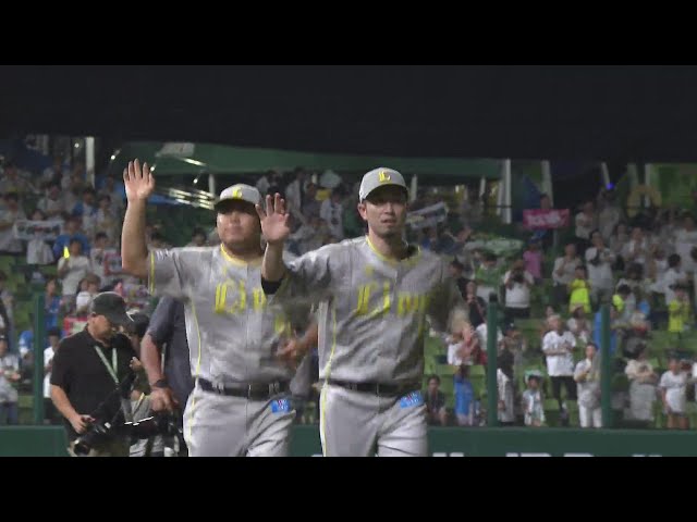 ライオンズ・外崎修汰選手・平良海馬投手ヒーローインタビュー 9月1日 埼玉西武ライオンズ 対 福岡ソフトバンクホークス