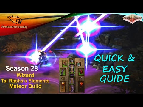 Diablo 3: Season 28 - Wizard - Tal Rasha's Elements - Meteor - S Tier Pushing Guide