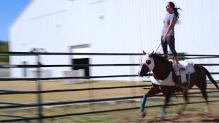 Haley Ganzel, A Trick Riding Legacy