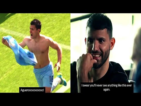 Martin Tyler meets Sergio Aguero 🎙️🔥