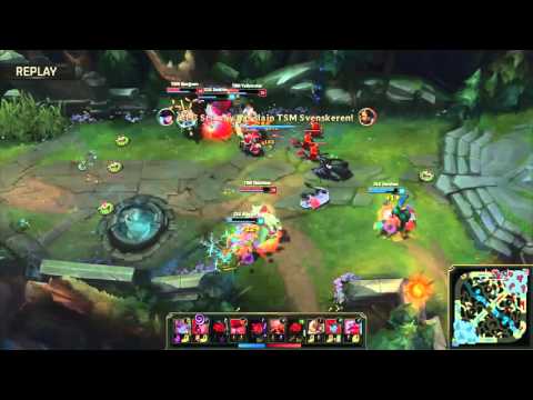 REVENGE TP By Hauntzer CLG vs TSM Teamfight 2 Game 1 Highlight NA LCS Spring Finals 2016