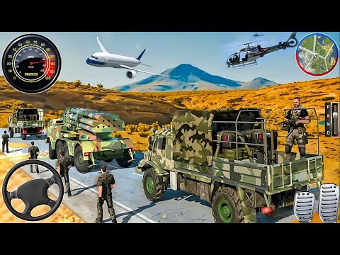 Army Truck Driving Cargo Games - US Offroad Army Truck Driving 3D 2025 - Andriod Gameplay