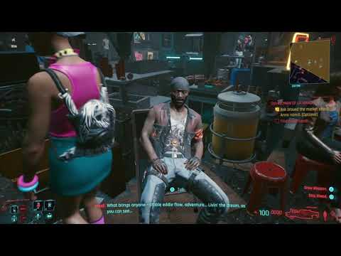 Cyberpunk 2077 - V recognizes a Nomad (Nomad dialogue)