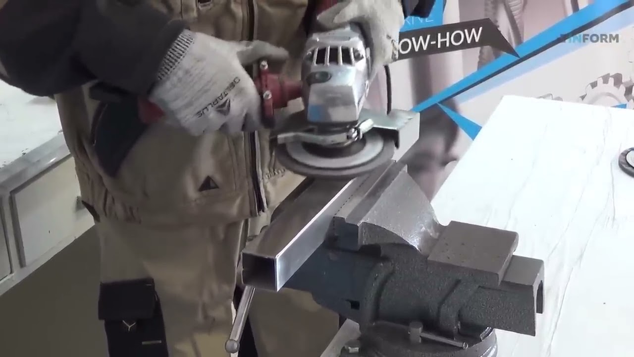 09 Polerowanie profilu ze stali nierdzewnej na idealne lustro