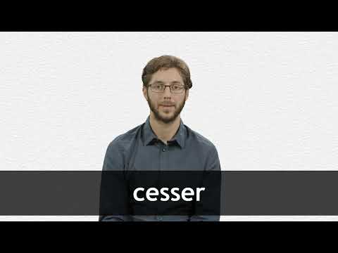 French verb conjugation = Cesser 