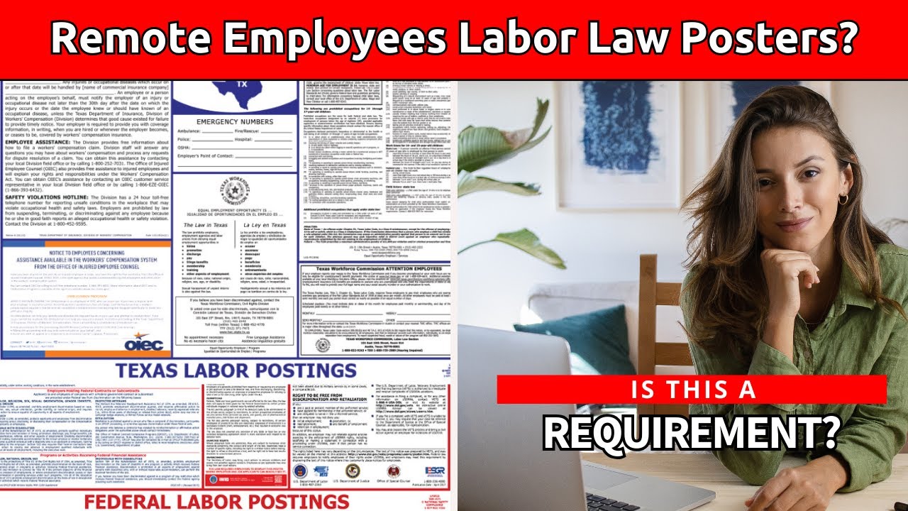 Labor Law Posters for Remote Workers: Legally Required or Optional 📃