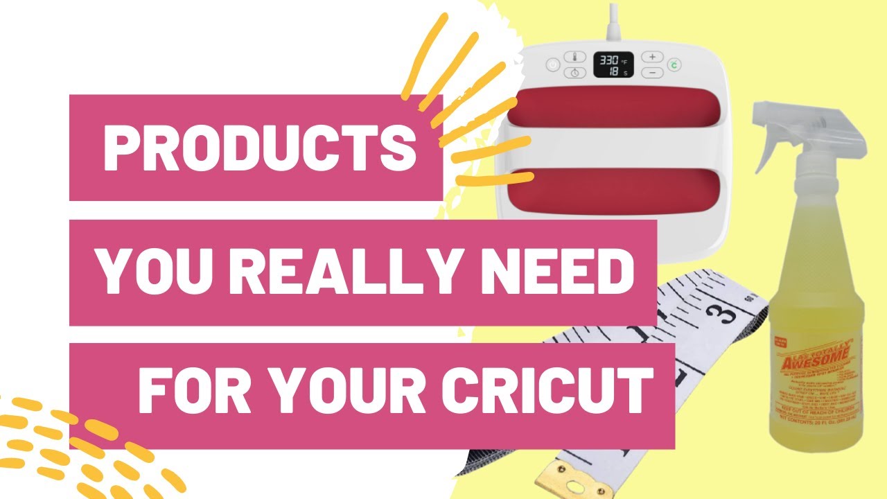Products You Really Need For Your Cricut