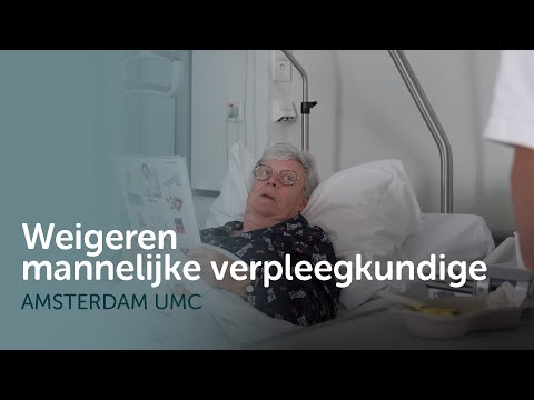 Patiënt wil niet door mannelijke verpleegkundige geholpen worden