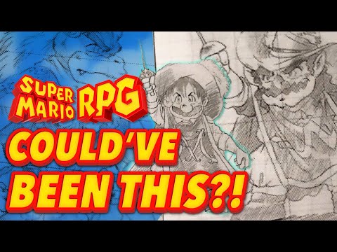 Mario Almost Had a SWORD?! (Super Mario RPG Concept Art)